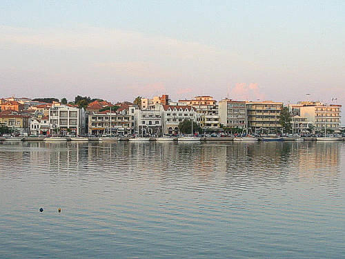 The picturesque town of Mytilene